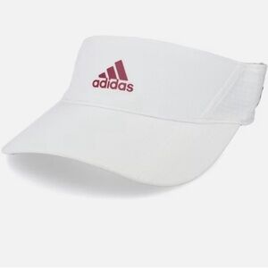 Adidas White Cap with Red Logo